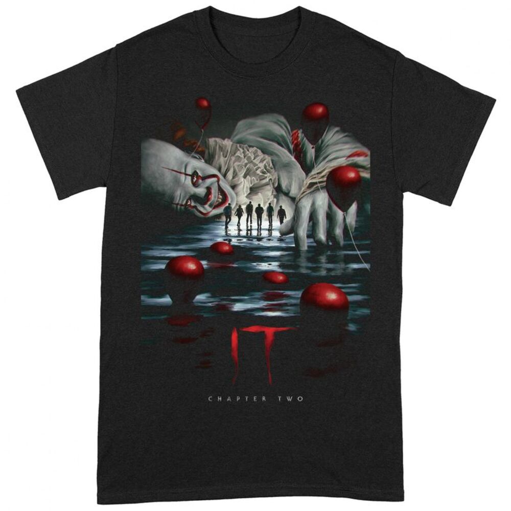 IT Chapter Two Unisex Adult Poster T-Shirt / Black/White/Red